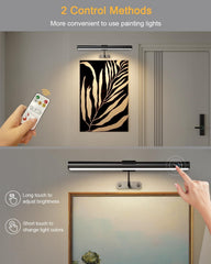 Lighting control methods for painting lights with remote and touch controls.