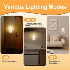 Lighting fixture with various modes displayed in a home setting