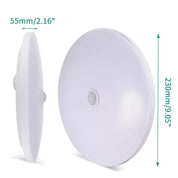 Round 48W LED Ceiling Light Panel with PIR Motion Sensor – Ultra Slim, Waterproof, Modern Design