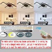 Modern ceiling light with dimming function

