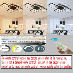 Modern ceiling light with dimming function

