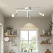Modern kitchen with a ceiling light fixture