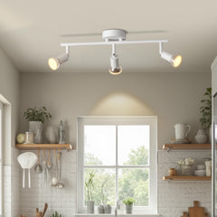 Modern kitchen with a ceiling light fixture