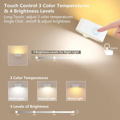 Modern oval wall light rechargeable

