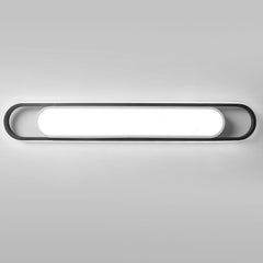 Modern wall-mounted light fixture on a gray background