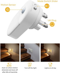 Motion activated light for kids room


