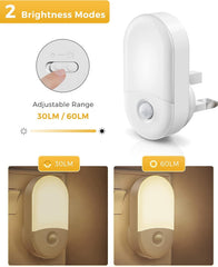 Warm Plug in night light with auto on/off

