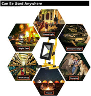 Portable battery floodlight IP65 waterproof

