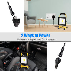 Rechargeable floodlight for garage


