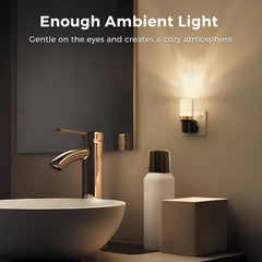 Soft glare-free night lamp

