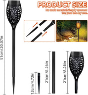 Solar flame lights for patio UK

