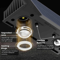 Solar lights for patio wall

