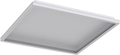 Square ceiling light fixture on a white background