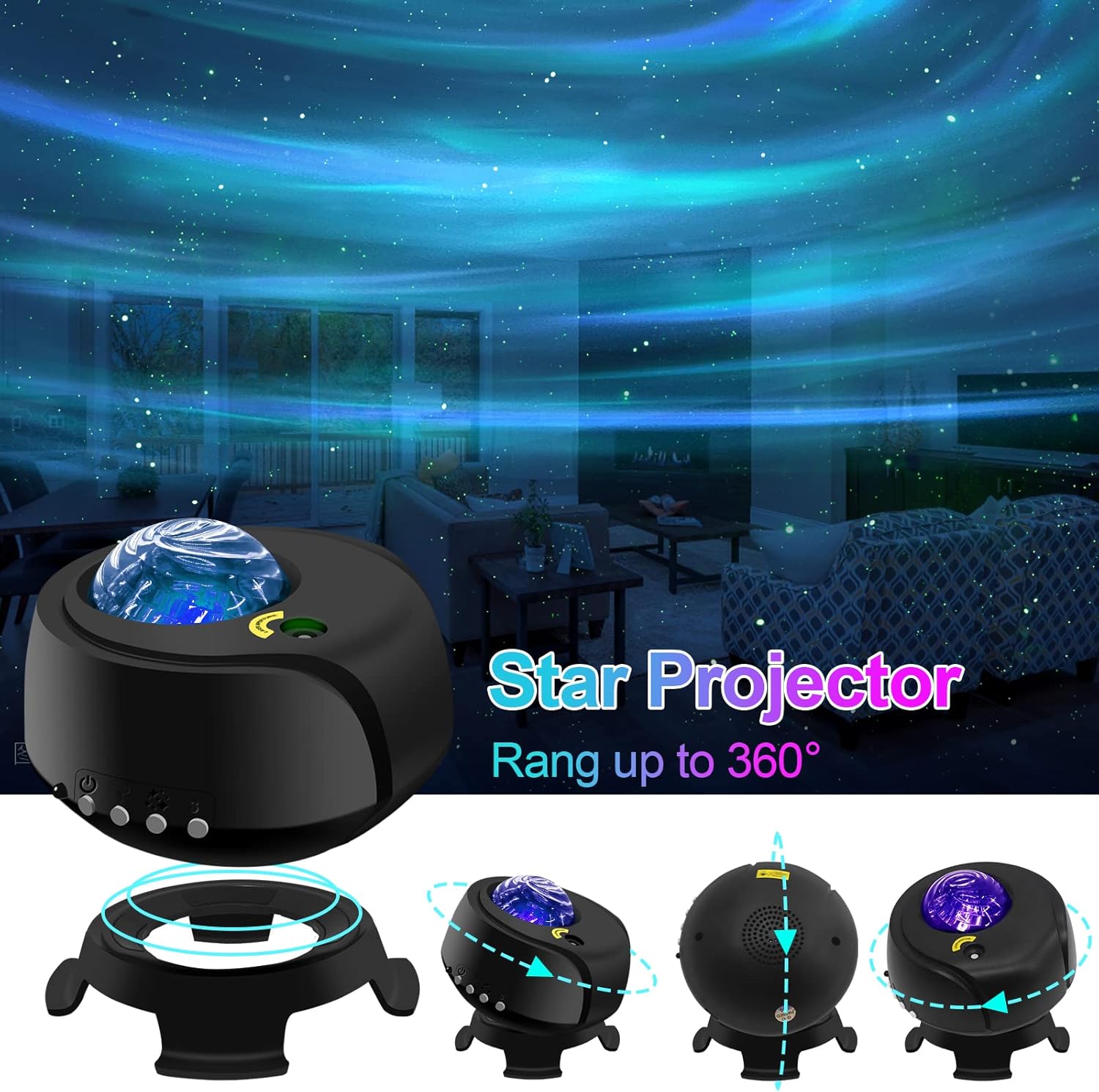 Direct Sunlight Projector Galaxy Lights Projector 2.0 – Star Projector – KfDirect