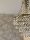 Terry Crystal 5-Tier Beaded Chandelier Light Shade – Elegant Clear Acrylic Droplets