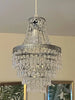 Terry Crystal 5-Tier Beaded Chandelier Light Shade – Elegant Clear Acrylic Droplets