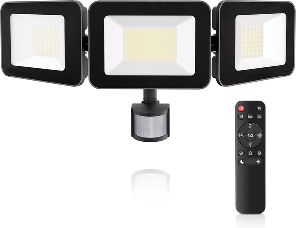 100W LED Security Light PIR Motion Sensor Floodlight Outdoor IP66 ...