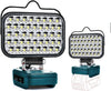 Two LED work lights with a visible brand logo on a white background