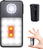 USB-C Rechargeable Running Light – 3 Modes, Clip-On Torch with Flood, Spot & Red Strobe, IPX7 Waterproof Compact LED Flashlight