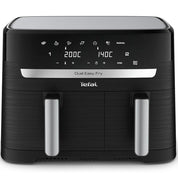 Tefal Easy Fry Dual Zone Digital Air Fryer, 8.3L – 2 Drawers, 8-in-1 Functions, 6 Portions, Extra Crisp, Non-Stick, Dishwasher Safe