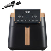 Air Fryer MAX PRO 6.2L – Family Size Digital Air Fryer with Non-Stick Drawer, Bake, Roast, Fry, Dishwasher Safe – Black & Copper