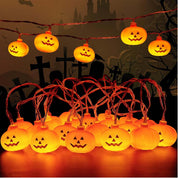 Halloween Pumpkin String Lights 3M 20 LED Battery Operated Waterproof