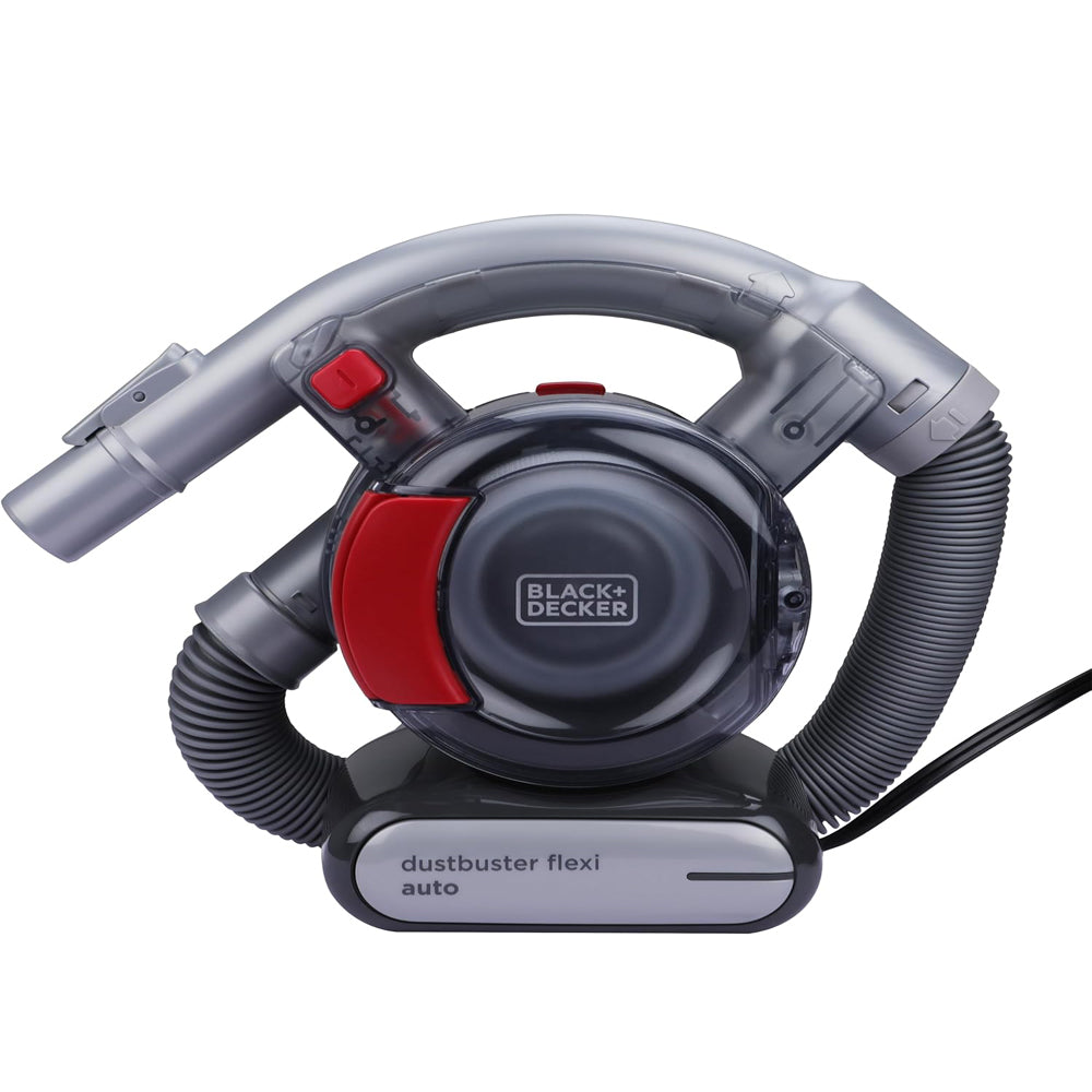 BLACK+DECKER Bagless Car Vacuum Cleaner 12V Dustbuster with Flexi Hose