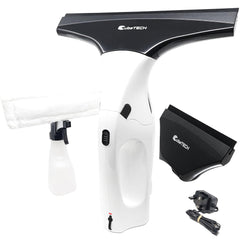 Cordless Window Vacuum Cleaner – CubeTECH Silver & White, Handheld