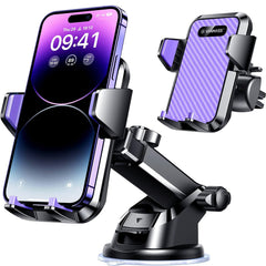 VANMASS Car Phone Holder 2025 – Black, 85+ LBS Strong Suction, Rotatable Mount