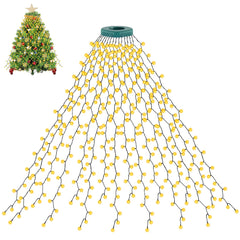 400 LED Christmas Fairy Lights – Warm White, Mains Powered, 8 Lighting Modes, IP44 Waterproof