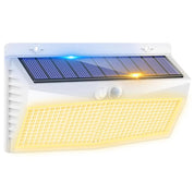 368 LED Solar Power Motion Sensor Wall Light Outdoor Waterproof Lamp – Black