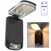 Foldable Solar Motion Sensor Wall Light Waterproof Outdoor Garden Lamp
