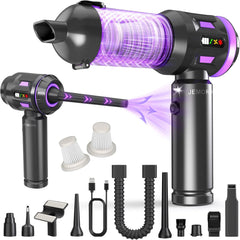 JEMORA Handheld Vacuum Cleaner Black 22000Pa Cordless Car & Home
