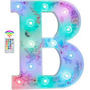 Unicorn LED Letter Light B with Remote