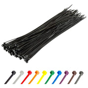 Black Nylon Cable Ties 200mm x 2.5mm Pack of 100