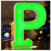 LED Letter P Colour Changing Night Light