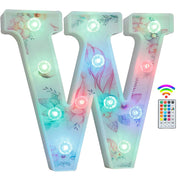Unicorn LED Letter Light – Color Changing W