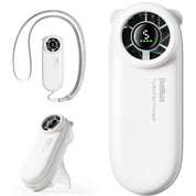 Diveblues Portable Handheld Turbo Fan, 4000mAh Rechargeable Pocket Hand Fan, Up to 16 Hours, Hand Fan with 5 Speeds Powerful Cooling for Travel/Summer/Outdoor/Lash/Purse