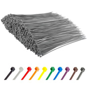 Gocableties Silver Nylon Cable Ties 300mm x 3.6mm Bulk Pack