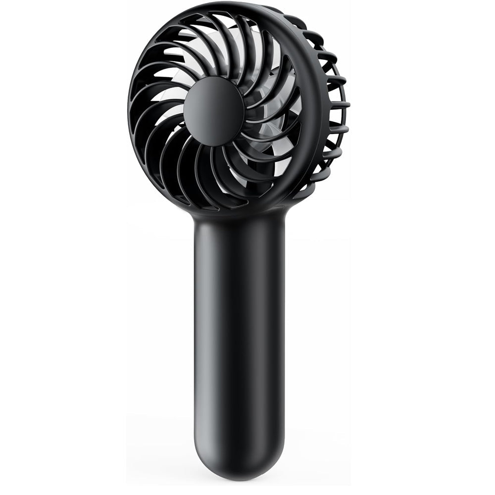 Gaiatop Mini Portable Handheld Fan, 3 Speed Powerful Battery Operated, Small USB Rechargeable Personal Fan for Makeup Eyelash, Camping Beach Airplane Travel Essentials for Women Girls