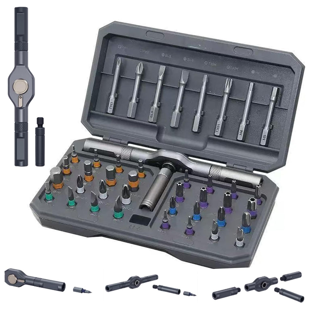 Precision Magnetic Ratchet Screwdriver Set 42 in 1