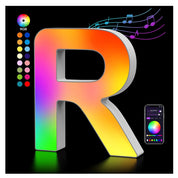 LED Letter R USB Colour Changing Light