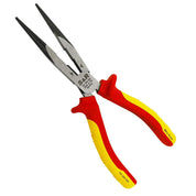 S&R VDE Long Flat Nose Pliers 200mm – 1000V Insulated