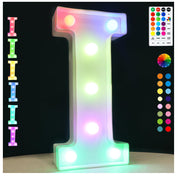 Colorful LED Marquee Letter Light with Remote Control