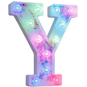 Unicorn LED Light Up Letter Y – 18 Color Changing Sign