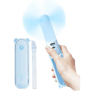 Portable Handheld Fan with 4500mAh Powerbank – Blue