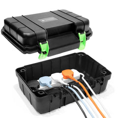 Desiretech Weatherproof Outdoor Electric Box – IP54 Rated, Heavy-Duty Power Supply for Garden Tools, DIY, and Outdoor Lighting