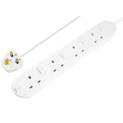 Four Socket Extension Lead with Individual Switches 2m