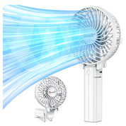 Portable Handheld Fan USB Rechargeable Mini Desk Fan