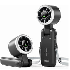 Portable Turbo Handheld Fan 4000mAh LED Display